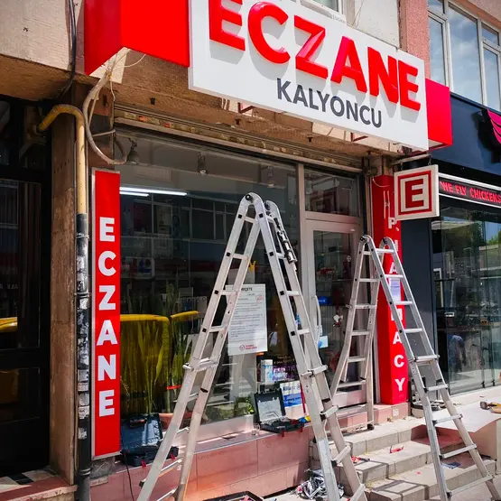 Eczane Tabela Ve Cephe Tasarımı